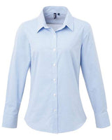 Women's Microcheck Gingham Cotton Shirt