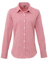Women's Microcheck Gingham Cotton Shirt