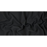 Black 100% Double Wool Crepe
