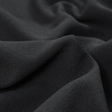 Black 100% Double Wool Crepe