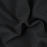 Black 100% Double Wool Crepe