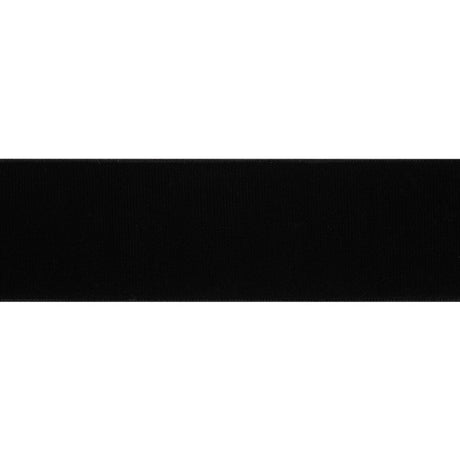 Stretch Velvet Ribbon Trim Made in Italy - 1.5" - Black - Gislaine Collection