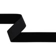 Stretch Velvet Ribbon Trim Made in Italy - 1.5" - Black - Gislaine Collection
