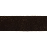 Stretch Velvet Ribbon Single Faced - 1.375" - Brown
