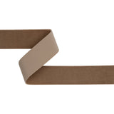 Stretch Velvet Ribbon Trim Made in Italy - 1.5" - Beige - Gislaine Collection