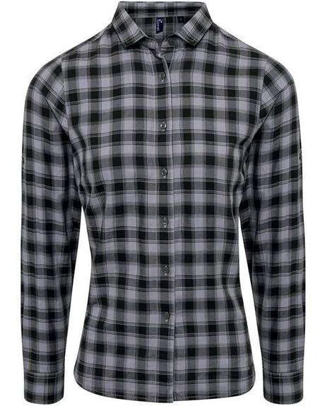 Women's Mulligan Check Cotton Dress Shirt