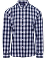 Women's Mulligan Check Cotton Dress Shirt