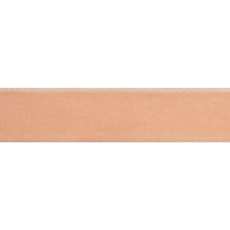 Stretch Velvet Ribbon Trim Made in Italy - 0.875" - Light Pink - Gislaine Collection