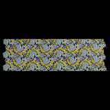 Embroidered Guipure Lace - White and Yellow Floral