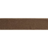 Stretch Velvet Ribbon Trim Made in Italy - 0.875" - Beige - Gislaine Collection