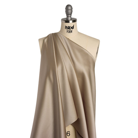 Polyester Satin - Cafe Mocha - Reverie Collection
