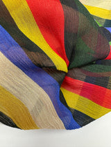 Viscose Chiffon Multicolour Crinkled