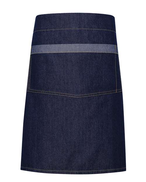 Domain Contrast Denim Waist Apron