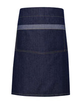 Domain Contrast Denim Waist Apron