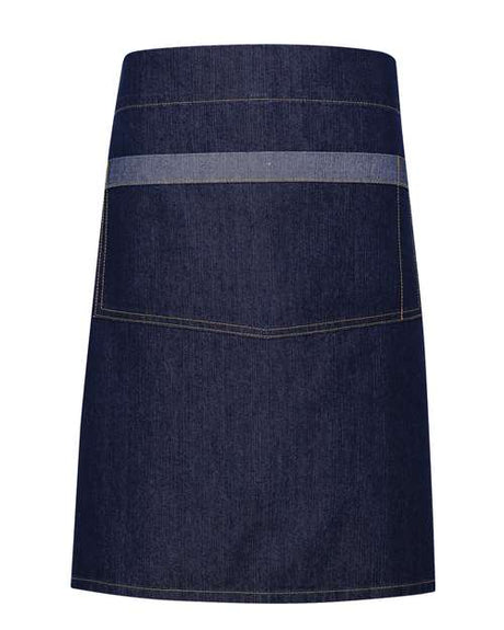 Domain Contrast Denim Waist Apron