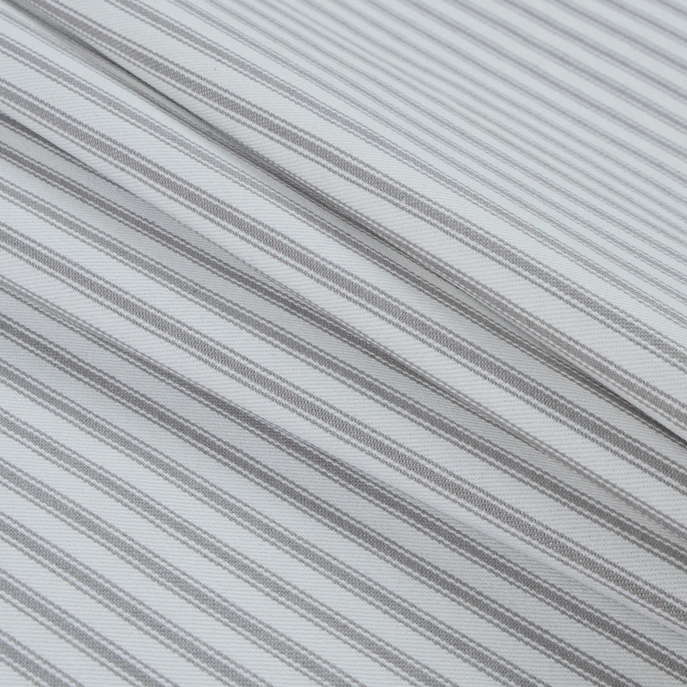 Ruth Nickle and White Ticking Striped Cotton Twill