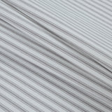 Ruth Nickle and White Ticking Striped Cotton Twill
