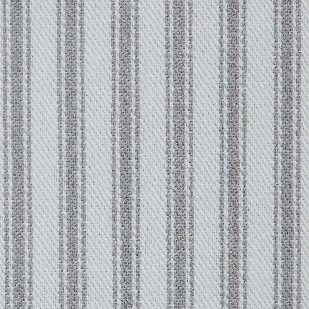 Ruth Nickle and White Ticking Striped Cotton Twill