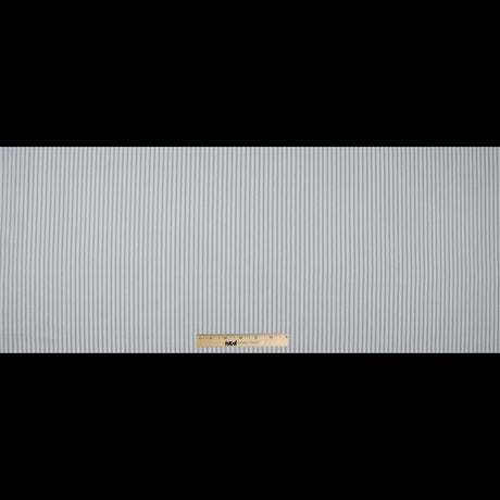 Ruth Nickle and White Ticking Striped Cotton Twill