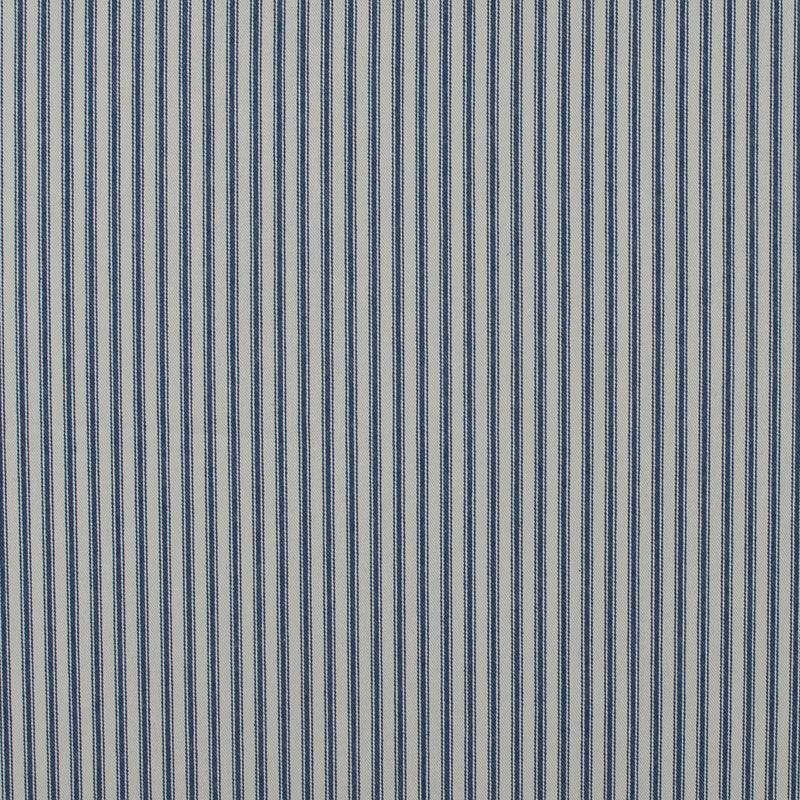 Ruth Vintage Ink and Beige Ticking Striped Cotton Twill