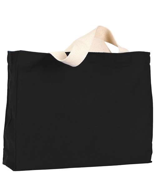 Bayside USA-Made Canvas Medium Gusset Tote Bag