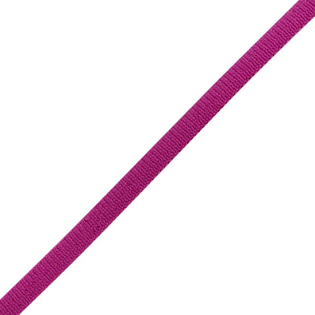 Tubular Elastic Drawstring Cord Made in Italy - 5mm - Fuchsia