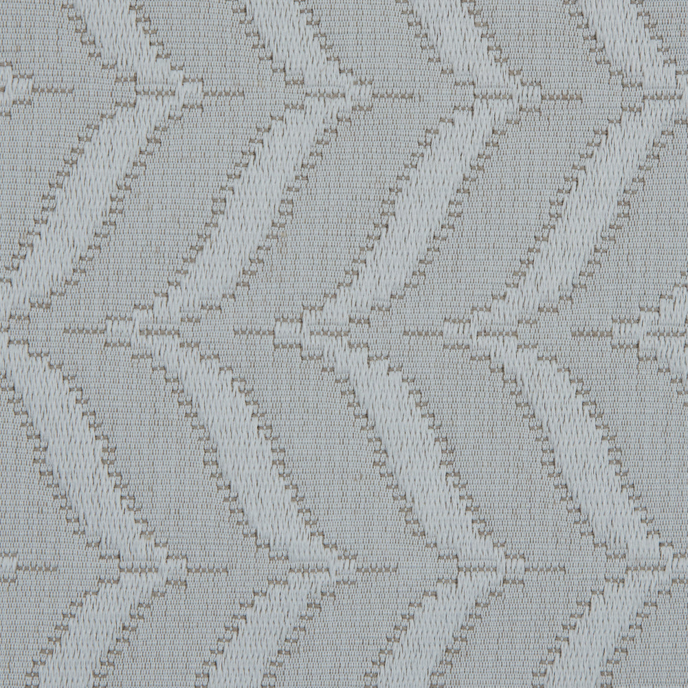 Gray Foliage Quilted Matelasse