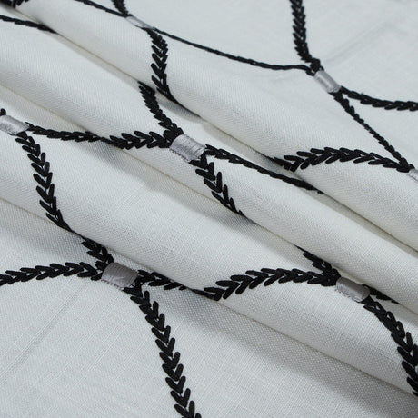 Zinc Classical Rayon Embroidered Linen