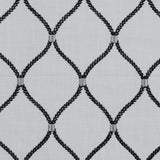 Zinc Classical Rayon Embroidered Linen