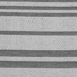 Gray Barcode Striped Polyester Woven