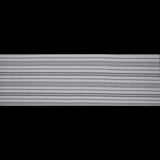 Gray Barcode Striped Polyester Woven
