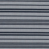 Navy Blazer and Beige Barcode Striped Polyester Woven