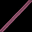 Pink European Crochet Trim - 0.75"