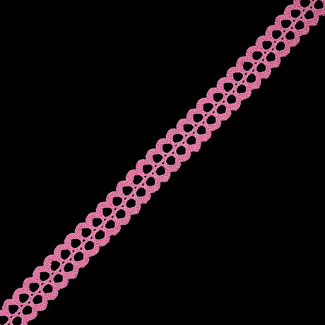 Pink European Crochet Trim - 0.75"