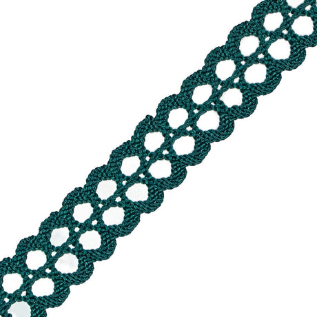 Emerald European Crochet Trim - 0.75"