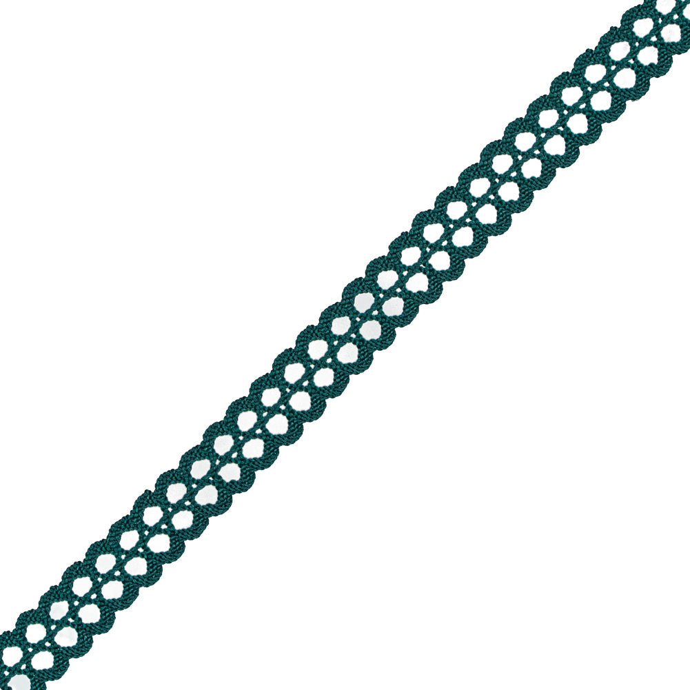Emerald European Crochet Trim - 0.75"