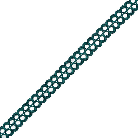 Emerald European Crochet Trim - 0.75"