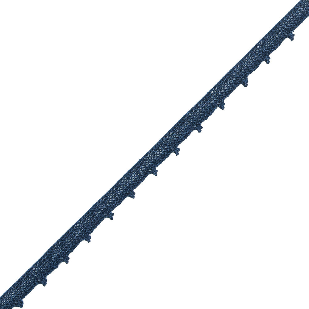 Navy European Crochet Trim - 0.25"