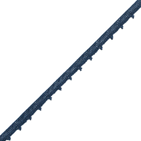 Navy European Crochet Trim - 0.25"