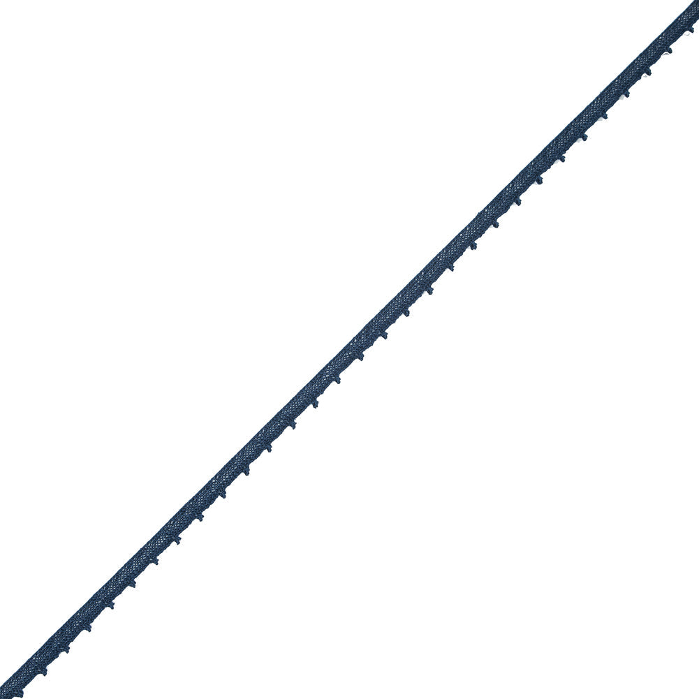 Navy European Crochet Trim - 0.25"