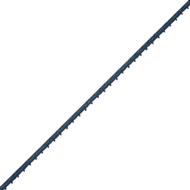 Navy European Crochet Trim - 0.25"