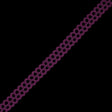 Magenta European Crochet Trim - 0.75"