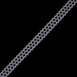 Gray European Crochet Trim - 0.75"