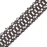 Brown European Crochet Trim - 1.25"