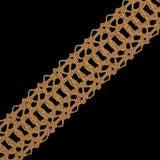 Gold European Crochet Trim - 1.25"