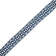 Navy European Crochet Trim - 1.25"
