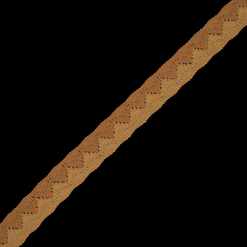 Gold Two-Tone European Crochet Trim - 1"