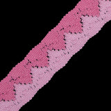 Pink Two-Tone European Crochet Trim - 1"