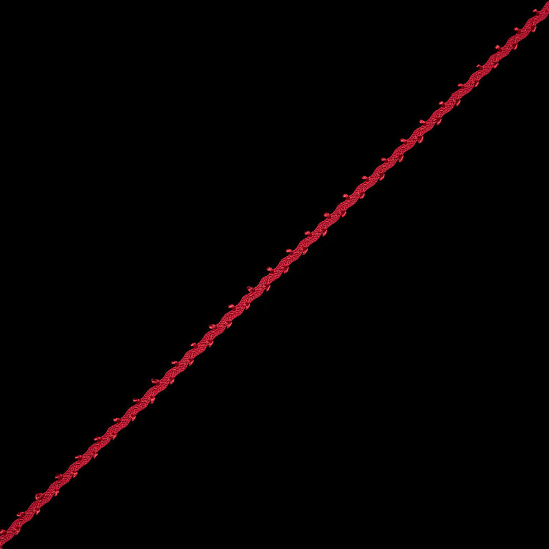 Red European Crochet Trim - 0.25"