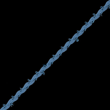 Colonial Blue European Crochet Trim - 0.25"